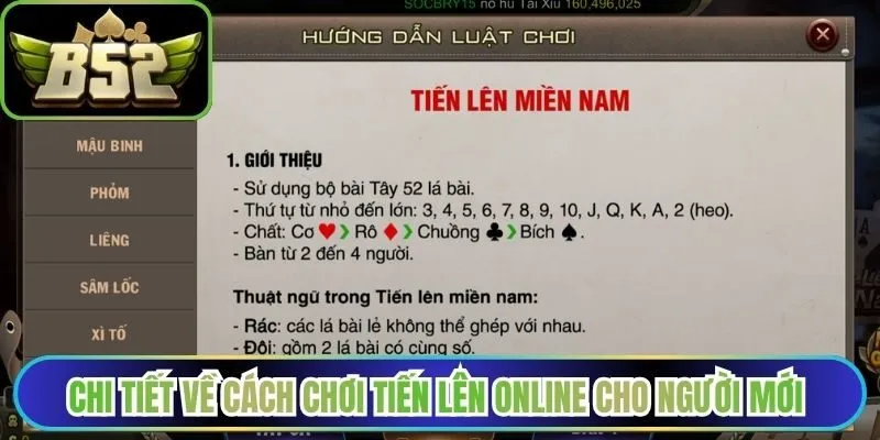 Chi tiết về cách chơi Tiến Lên Online cho người mới bắt đầu