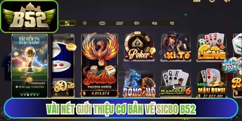 Vài nét giới thiệu cơ bản về Sicbo B52
